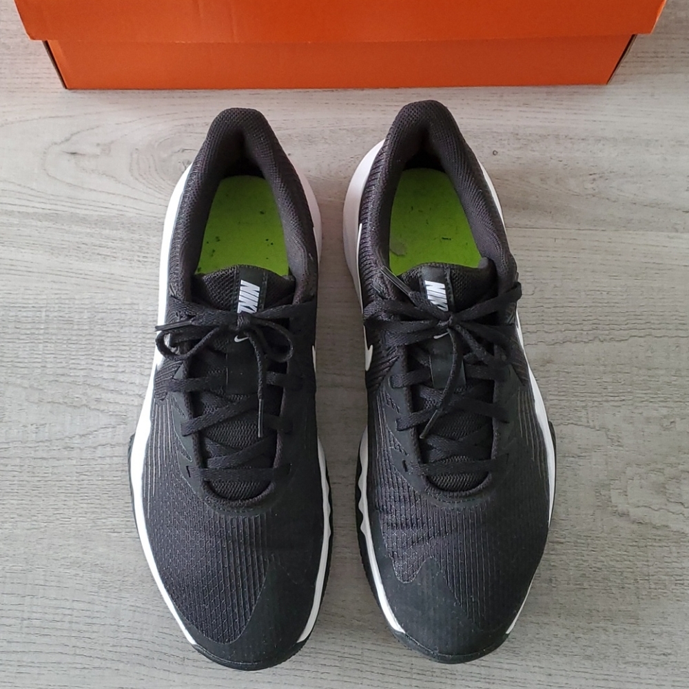 Nike Precision V, Men's sz. 10.5, black & white